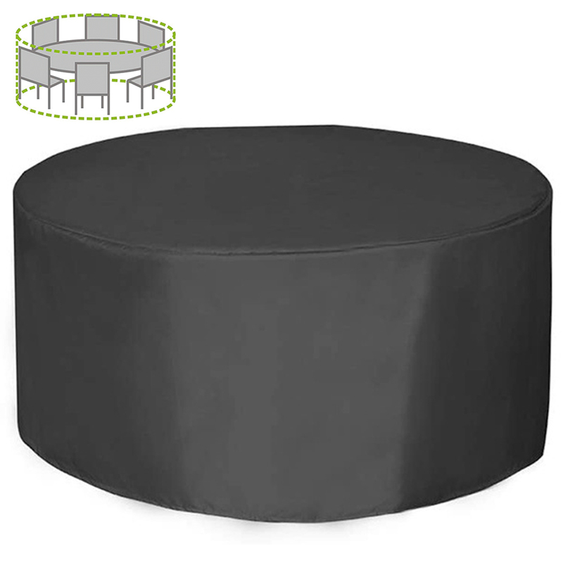 Outdoor Furniture With Covers - Fundas Redondas para Muebles de Jardín,