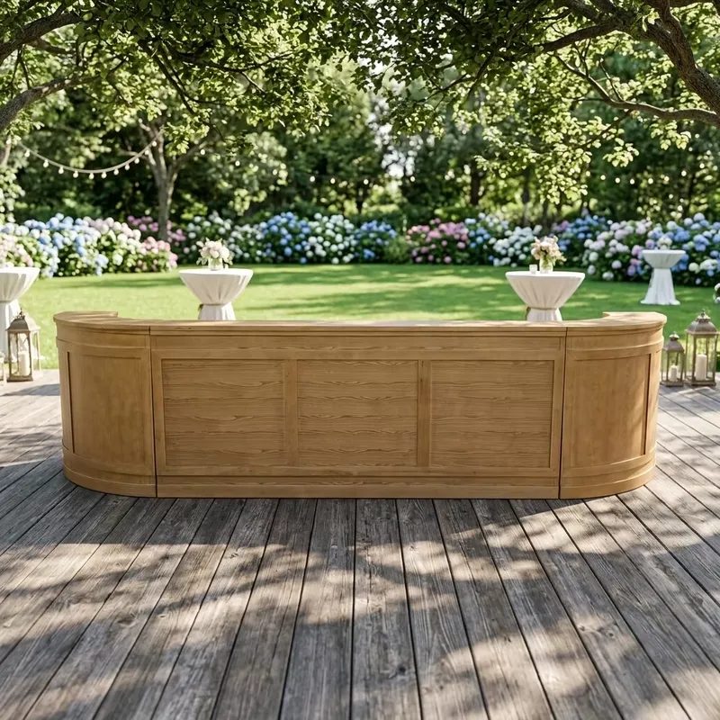 Outdoor Furniture Easy To Clean - Mesa de Bar de Madera Maciza