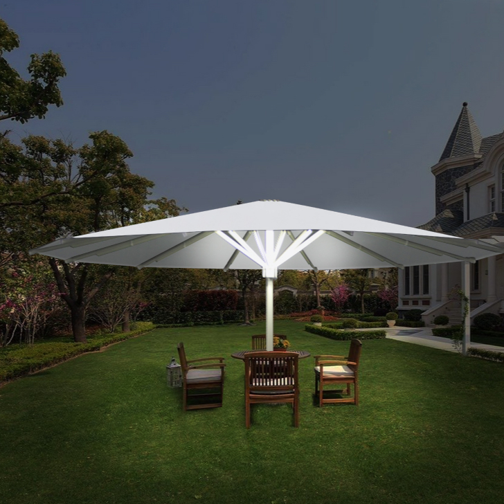 Outdoor Furniture Cafe - Sombrilla LED para Muebles de Exterior