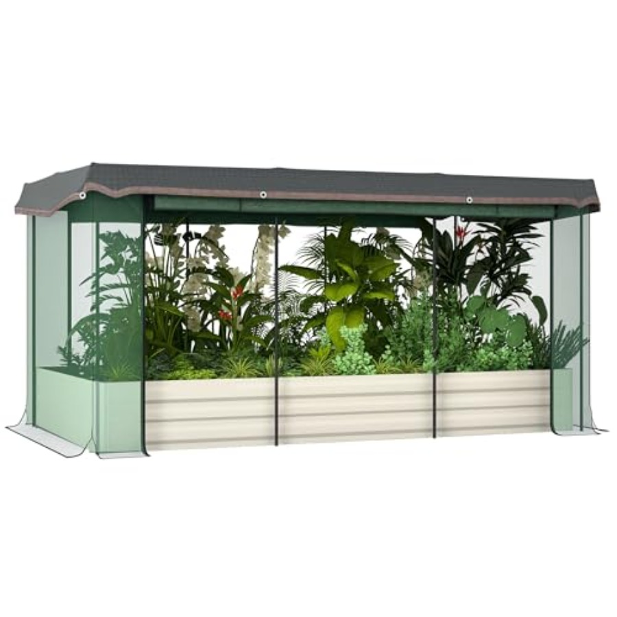 Planter Raised Metal - Jardinera Elevada Galvanizada de 7.3 x
