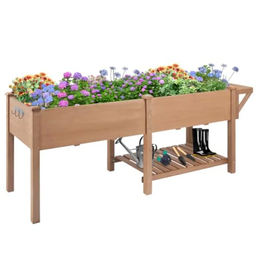 Garden Storage Box - Cama de jardín elevada con patas
