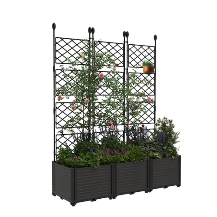 Planter Raised Metal - Kit de 3 piezas para crear