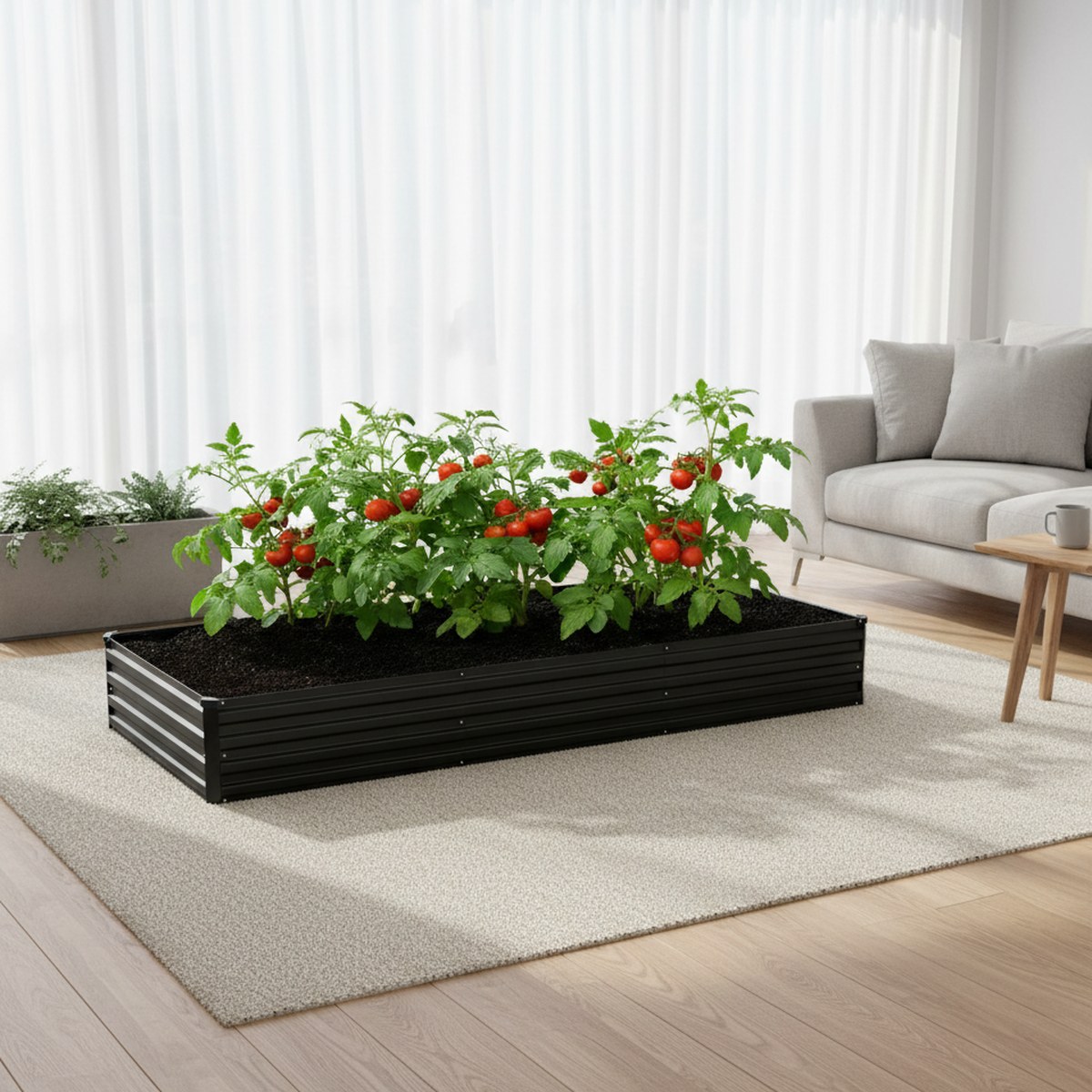 Jardinera Elevada Galvanizada  - Planter Raised Metal reseña y precio