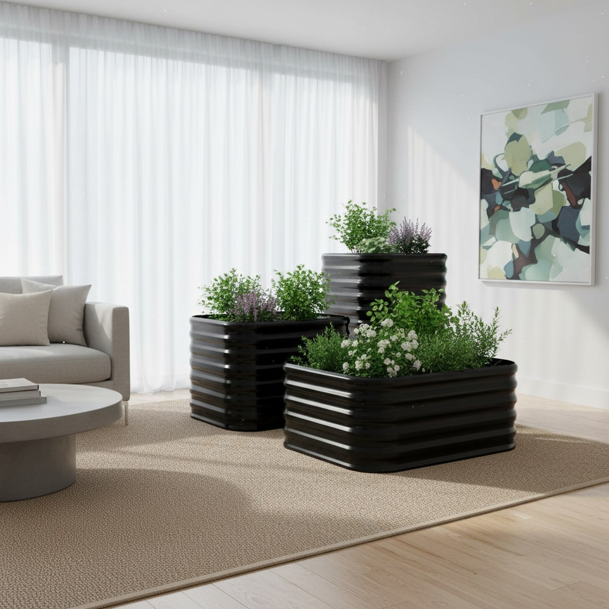 Jardinera Elevada Galvanizada  - Planter Raised Metal reseña y precio