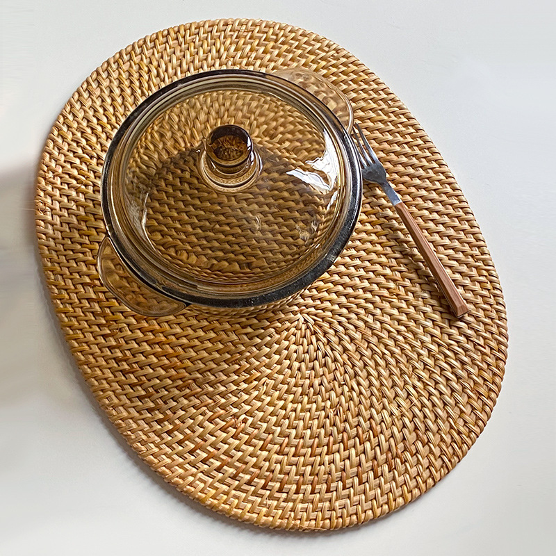 Juego de posavasos de ratán vi - Outdoor Furniture Cafe reseña y precio
