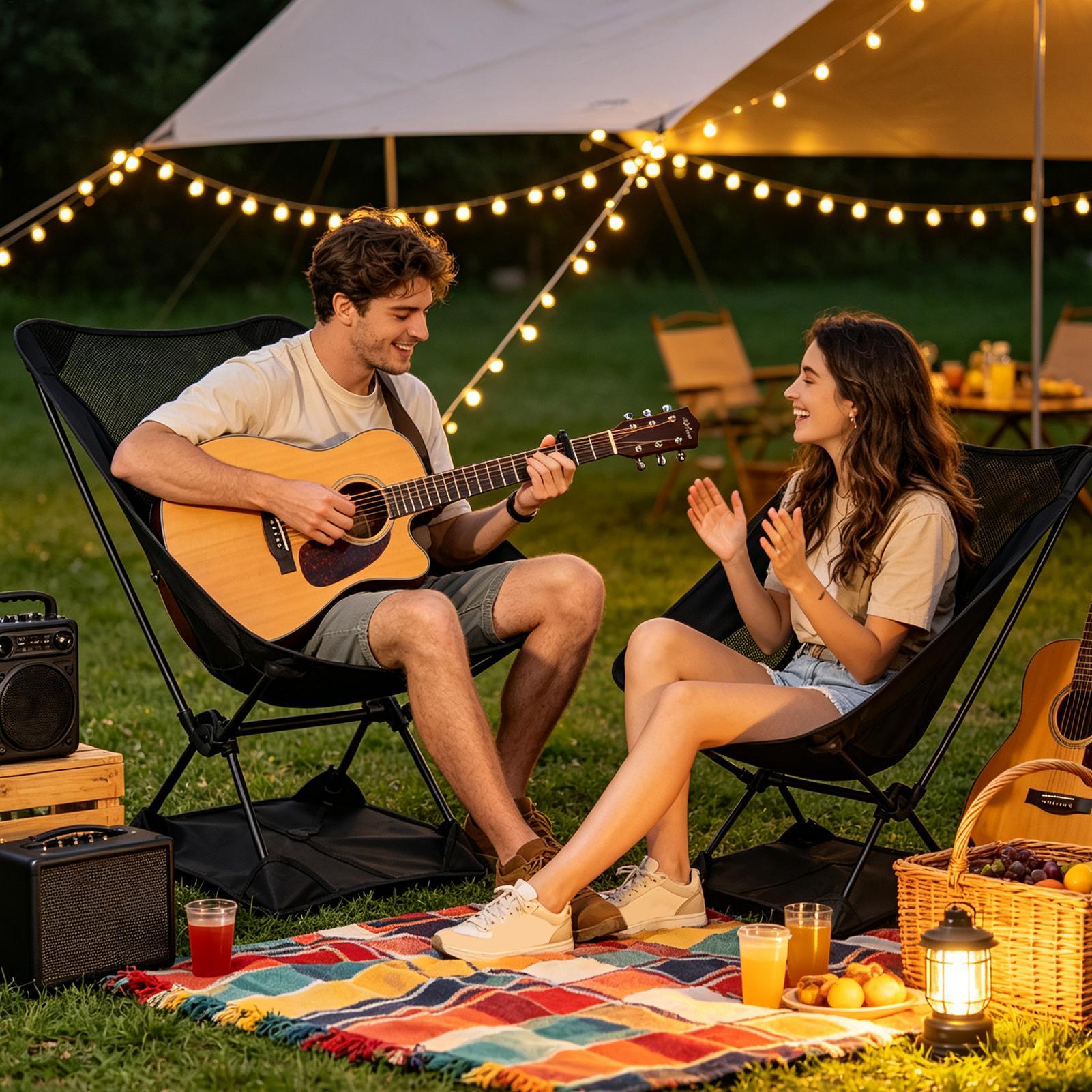 Sillas de camping con base de  - Outdoor Furniture Used reseña y precio