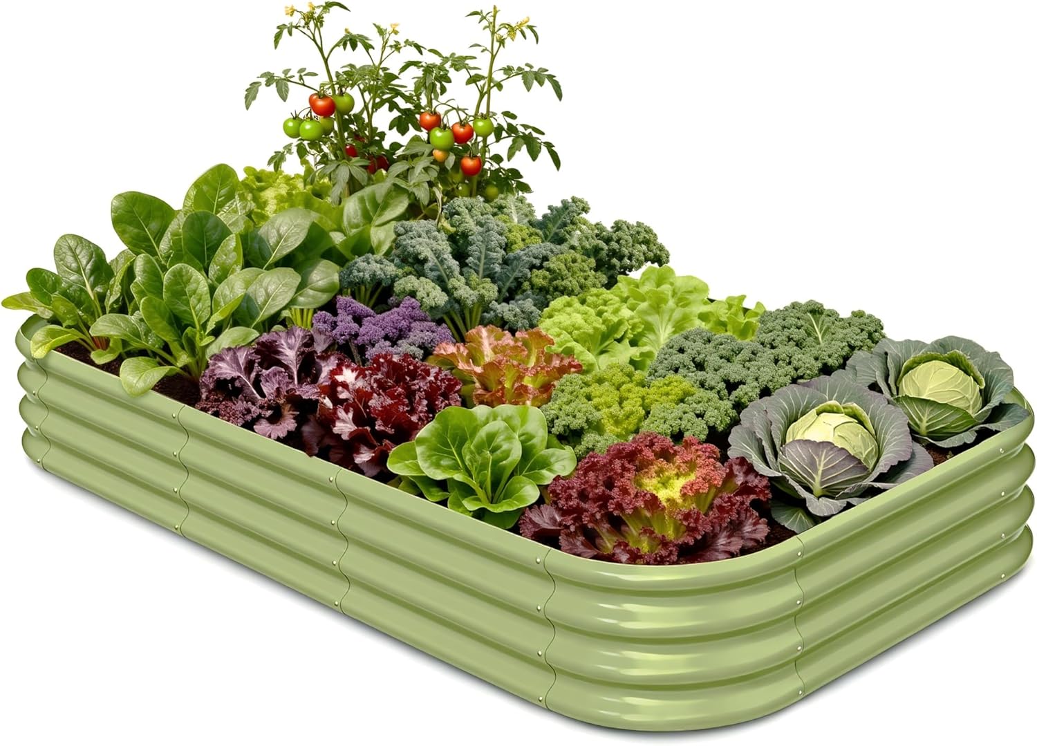 Jardinera Elevada Galvanizada  - Planter Raised Metal reseña y precio