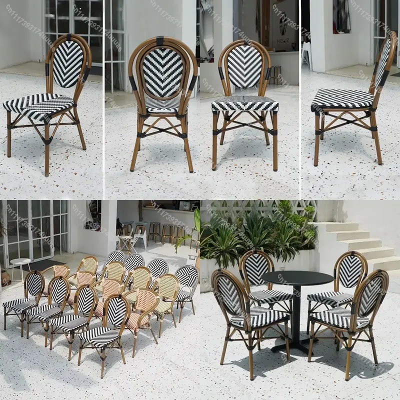 Silla Apilable de Ratán Estilo - Outdoor Furniture Cafe reseña y precio