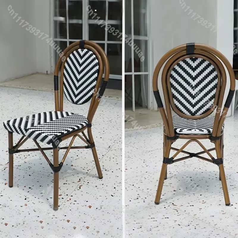 Silla Apilable de Ratán Estilo - Outdoor Furniture Cafe reseña y precio