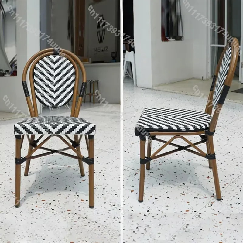 Silla Apilable de Ratán Estilo - Outdoor Furniture Cafe reseña y precio