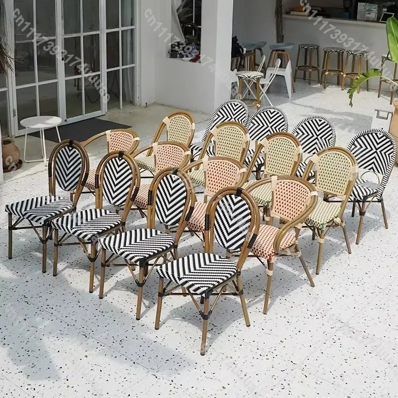 Silla Apilable de Ratán Estilo - Outdoor Furniture Cafe reseña y precio