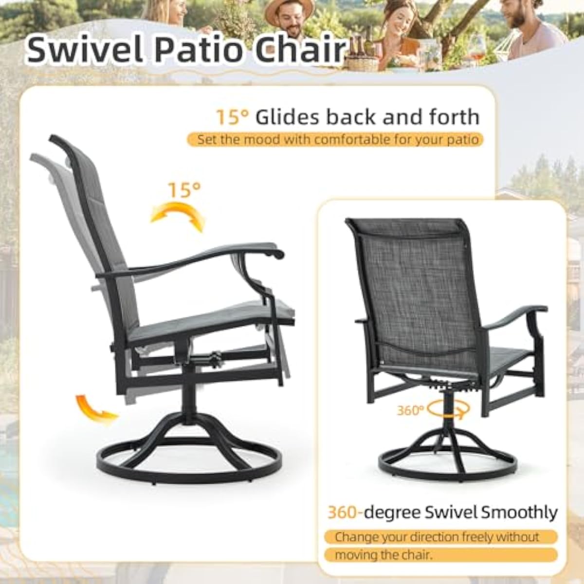 Juego de comedor moderno para  - Outdoor Furniture Plus reseña y precio