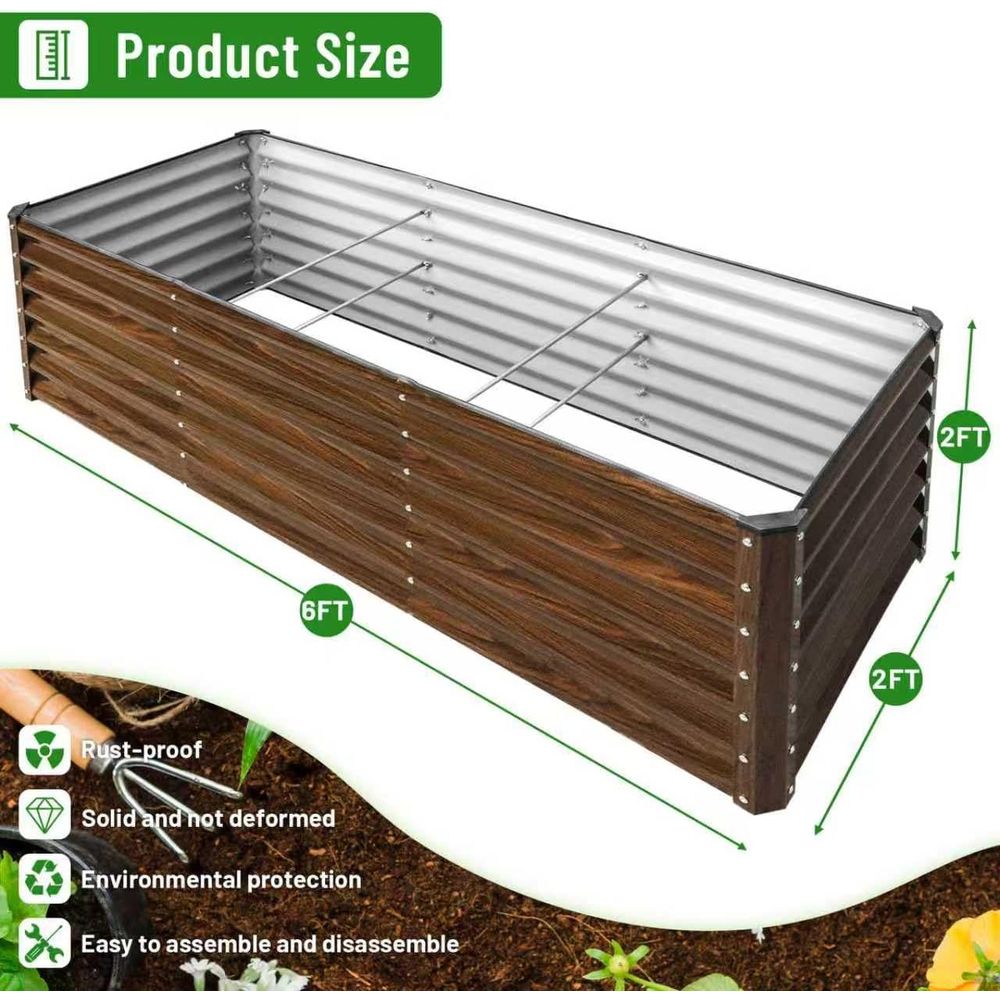 Kit de 2 Jardineras Elevadas G - Planter Raised Metal reseña y precio