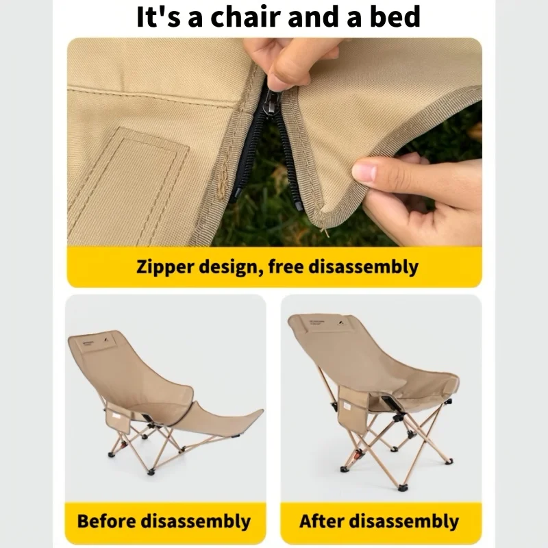 Silla lunar plegable ajustable - Outdoor Furniture Used reseña y precio