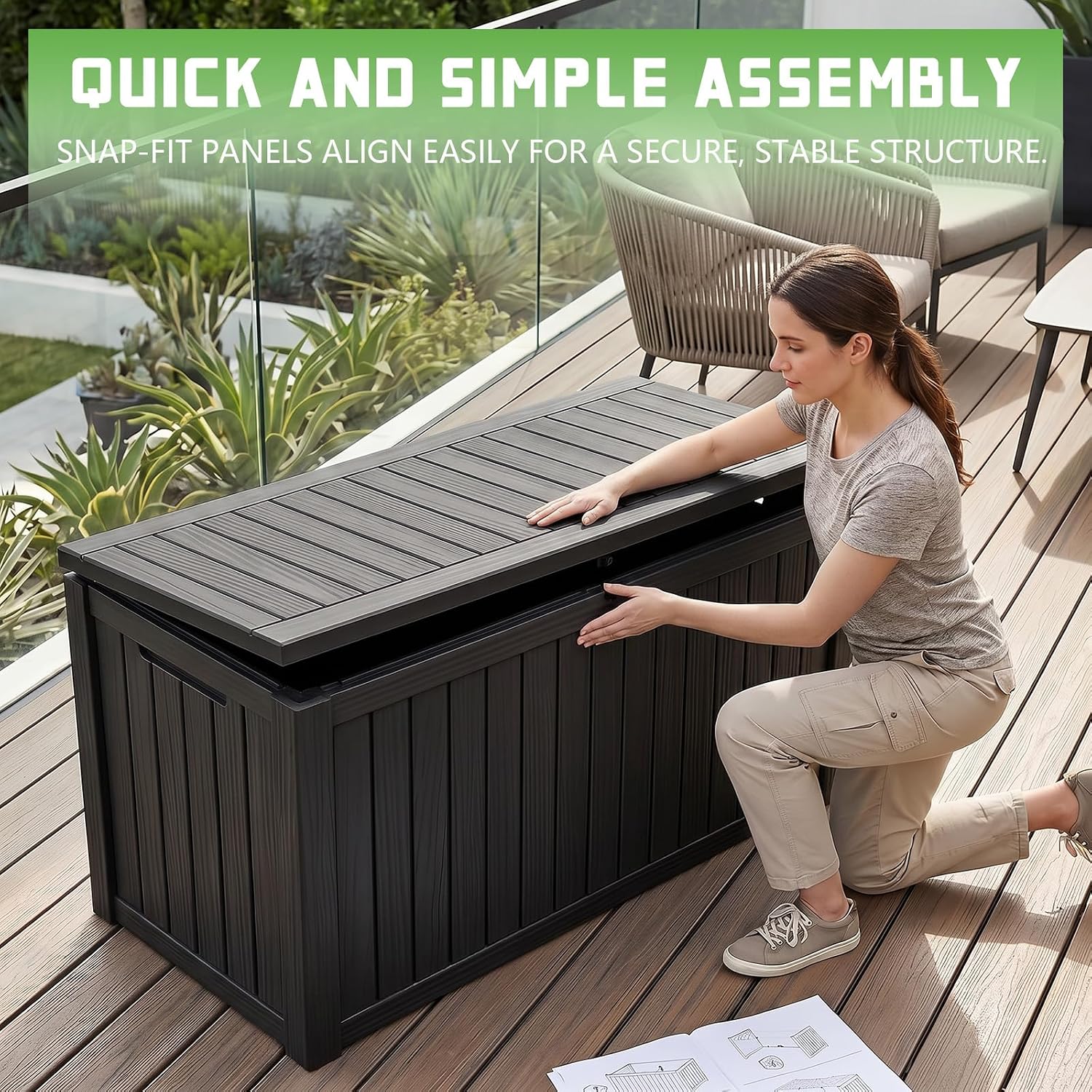 Caja de Almacenamiento de Resi - Garden Storage Box reseña y precio