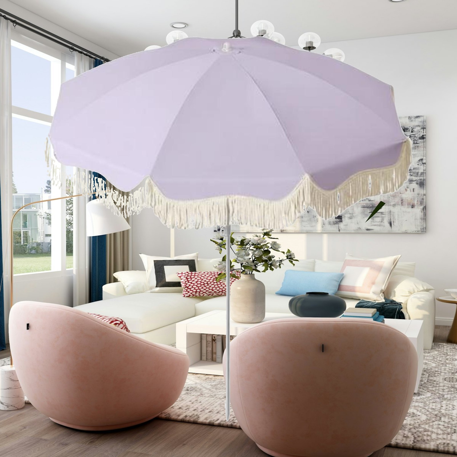 Sombrilla de Patio con Protecc - Outdoor Furniture Plus reseña y precio