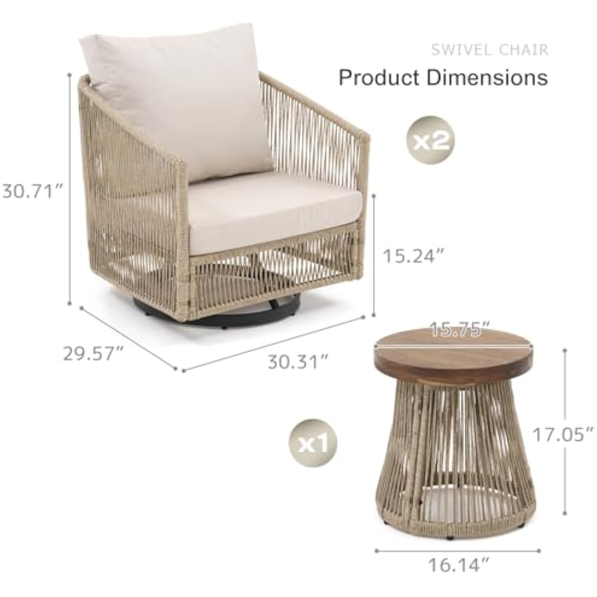 Moderno juego de bistró para e - Outdoor Furniture Plus reseña y precio