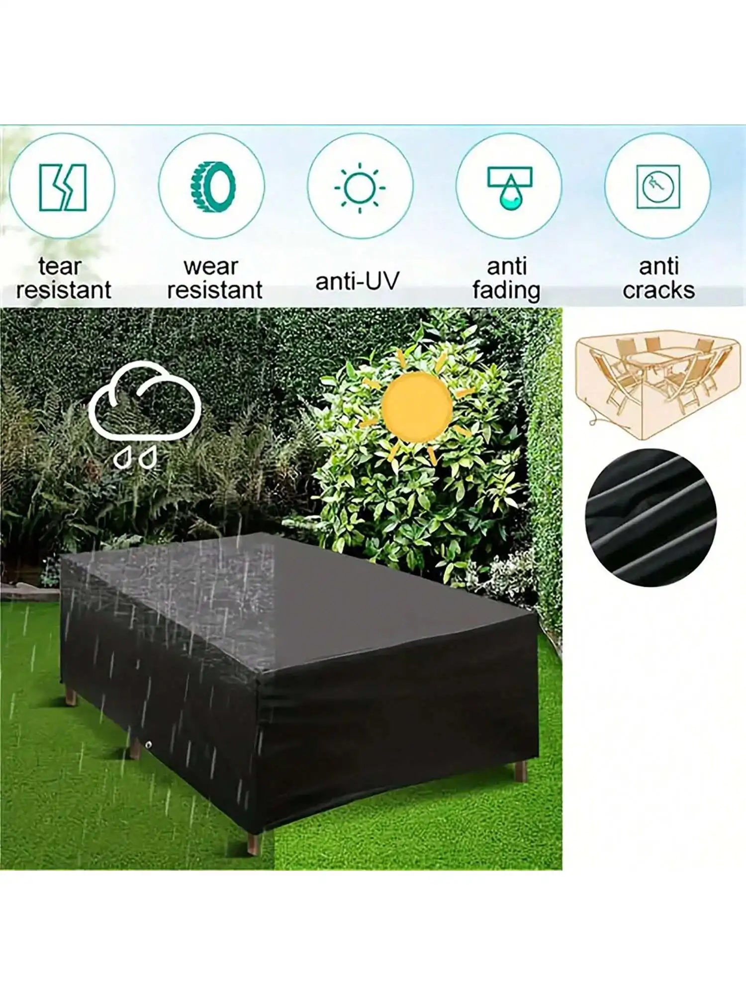 Muebles de Jardín de Patio al  - Outdoor Furniture With Covers reseña y precio