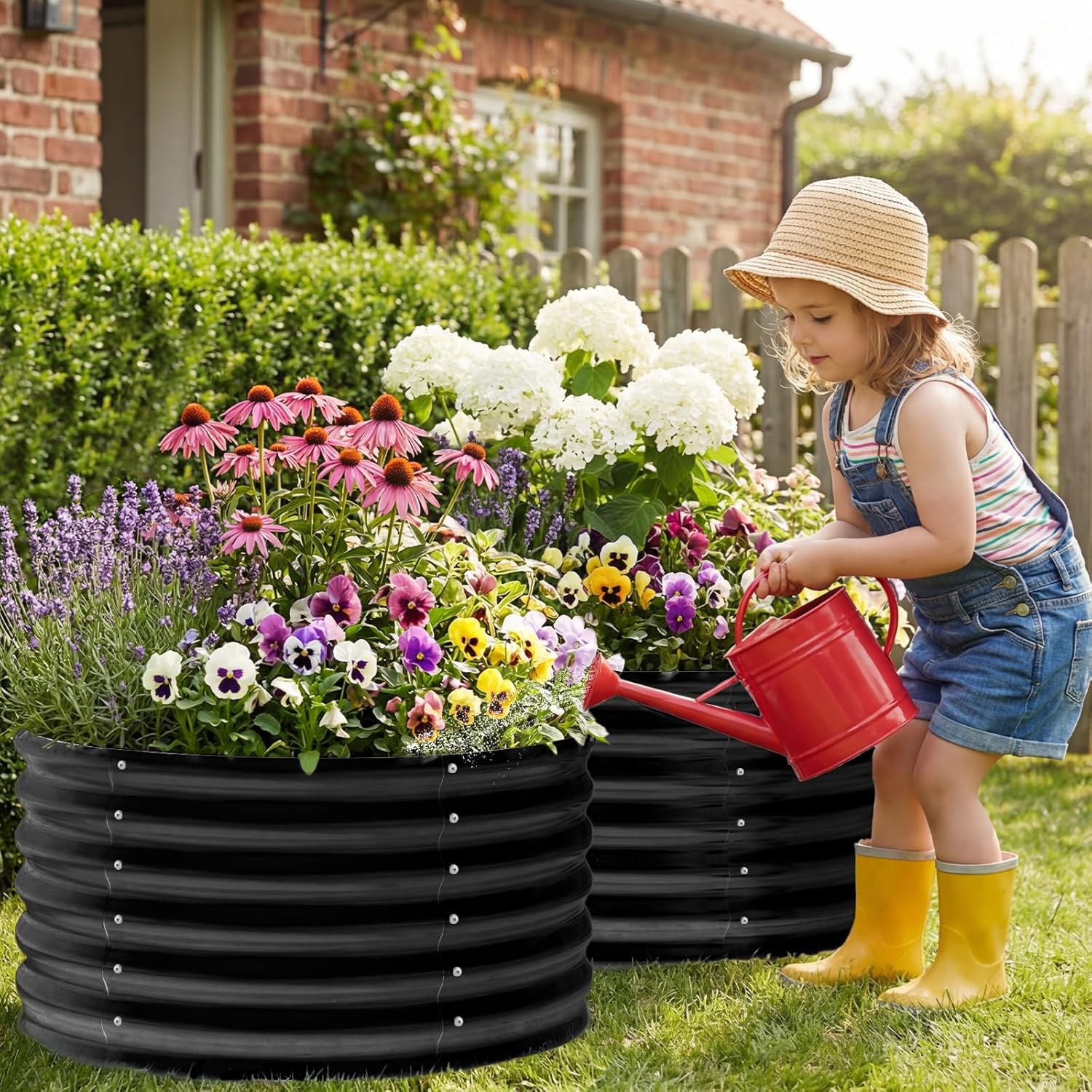 Paquete de 2 Jardineras Elevad - Planter Raised Metal reseña y precio