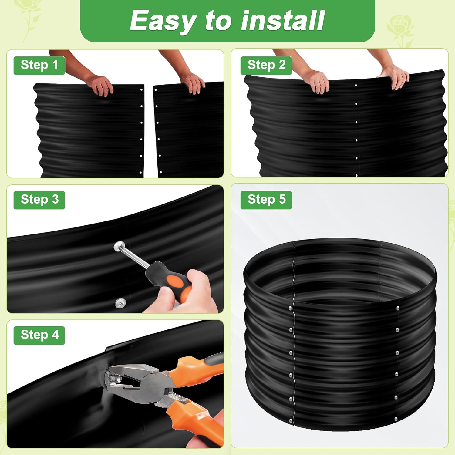 Paquete de 2 Jardineras Elevad - Planter Raised Metal reseña y precio