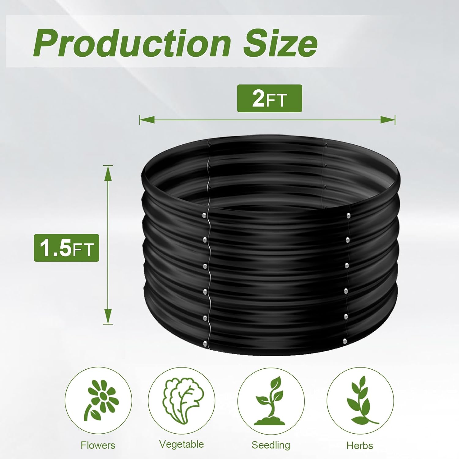 Paquete de 2 Jardineras Elevad - Planter Raised Metal reseña y precio