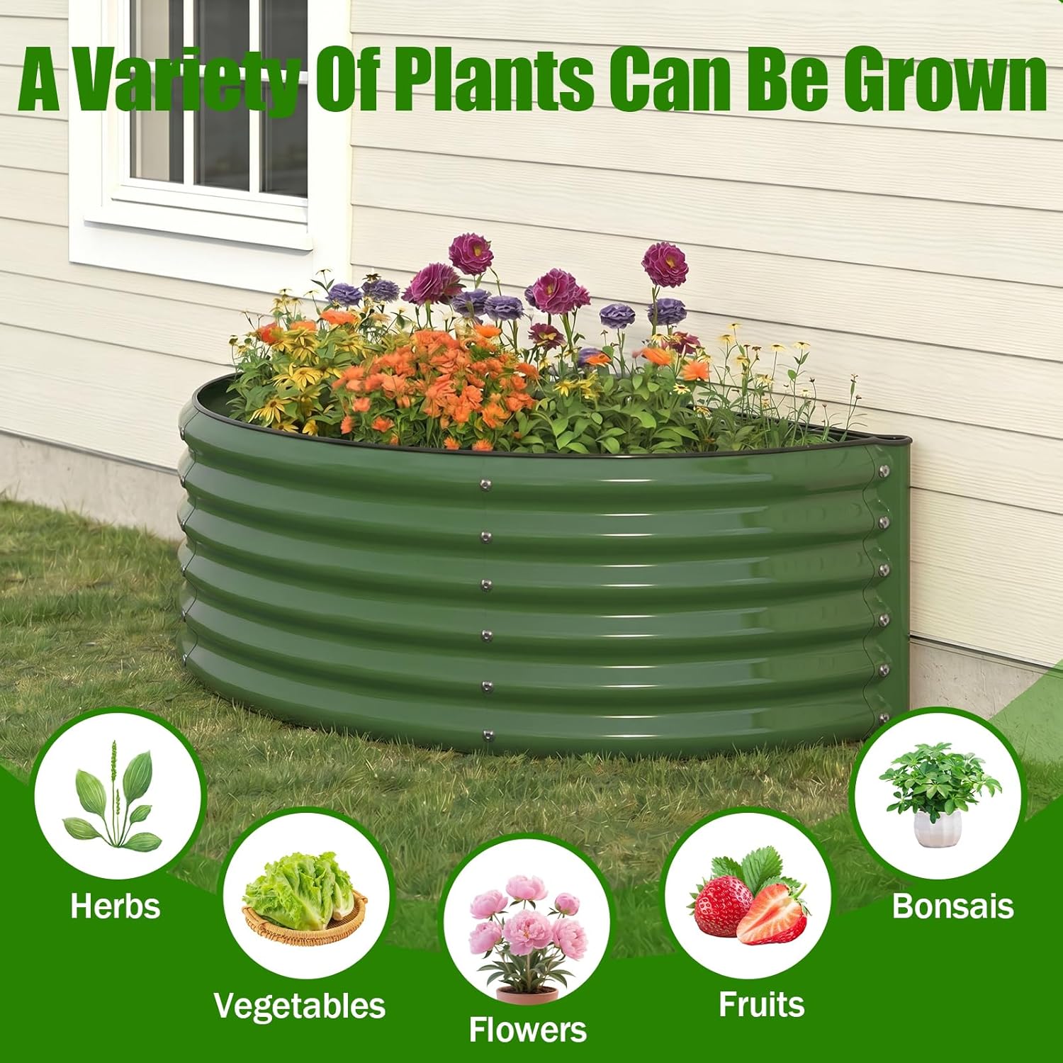 Jardinera Elevada Galvanizada  - Planter Raised Metal reseña y precio