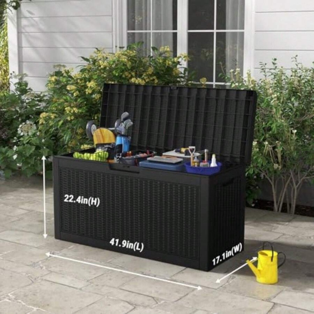 Caja de Almacenamiento Exterio - Garden Storage Box reseña y precio