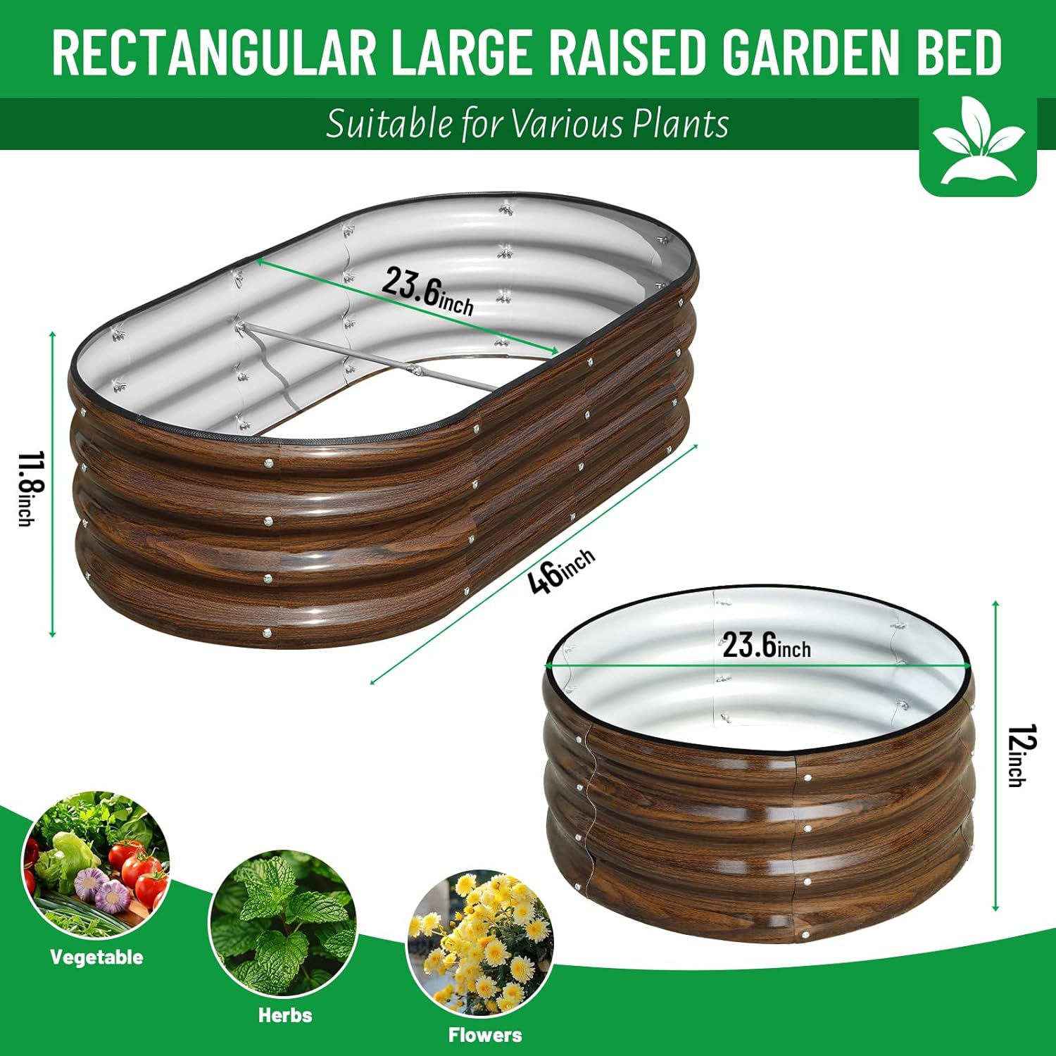 Kit de 3 Jardineras Elevadas d - Planter Raised Metal reseña y precio