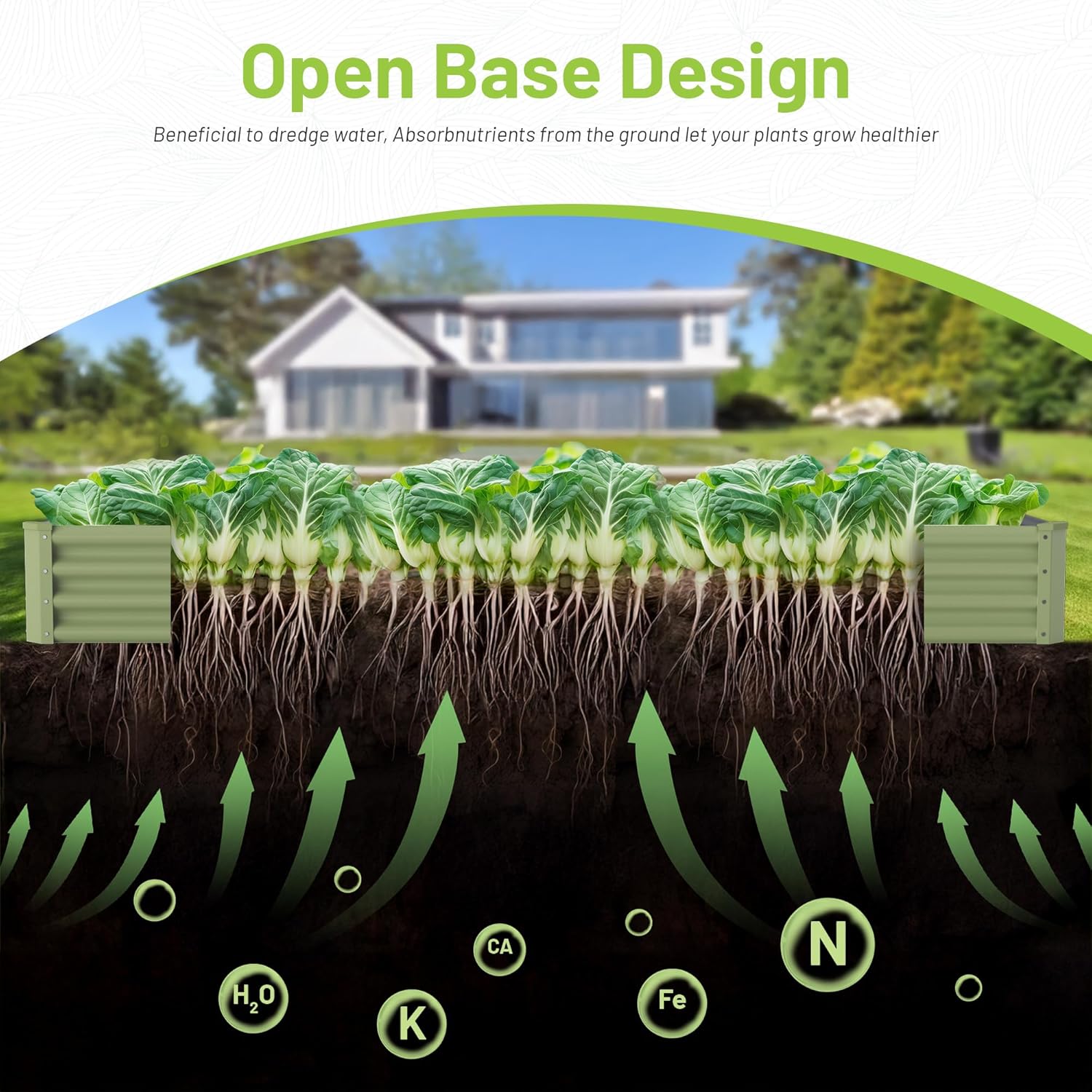 Jardinera Elevada Metálica par - Planter Raised Metal reseña y precio