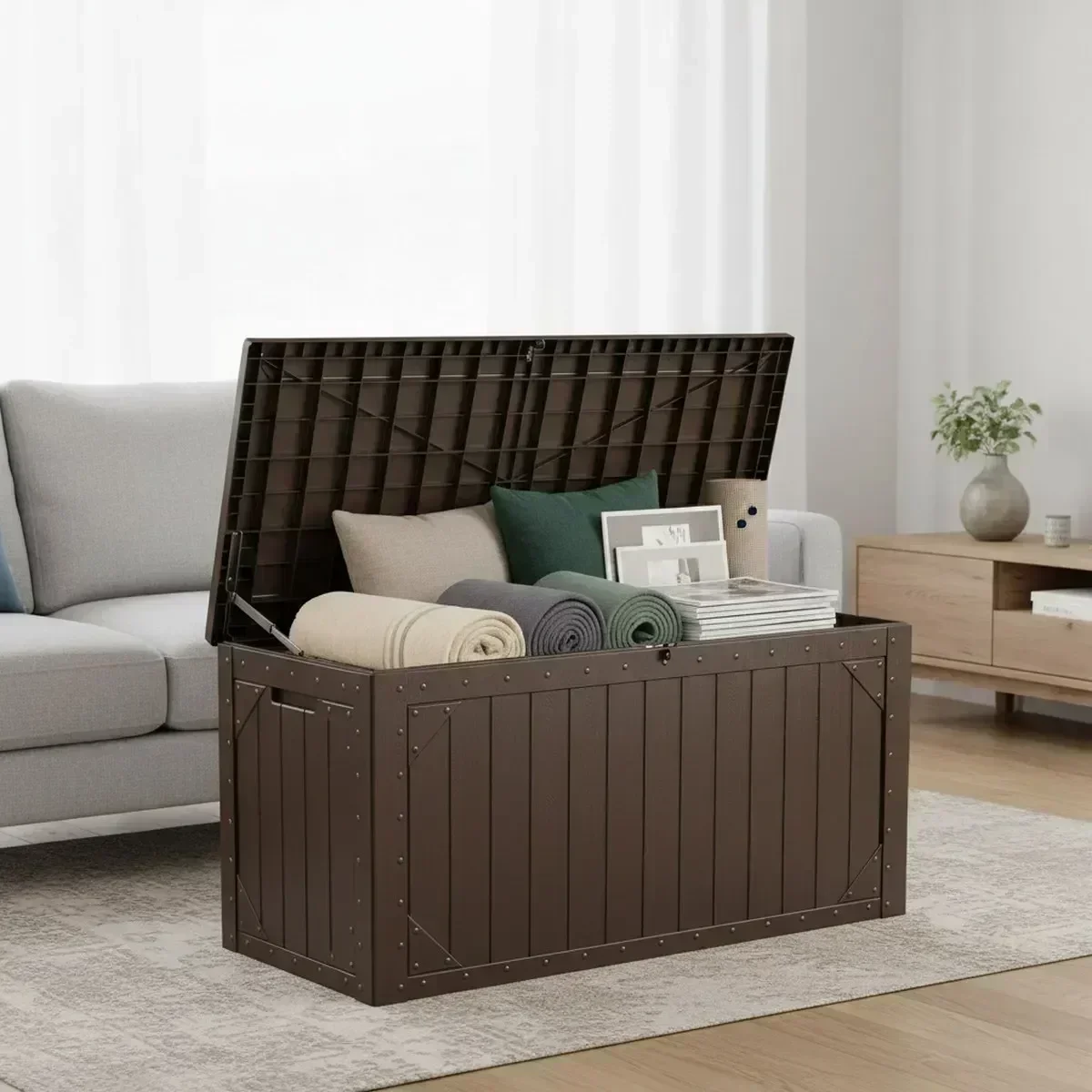 Caja de Almacenamiento Grande  - Garden Storage Box reseña y precio