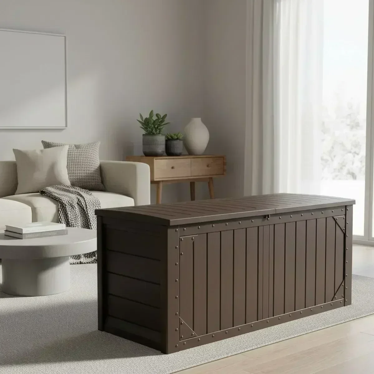Caja de Almacenamiento Grande  - Garden Storage Box reseña y precio