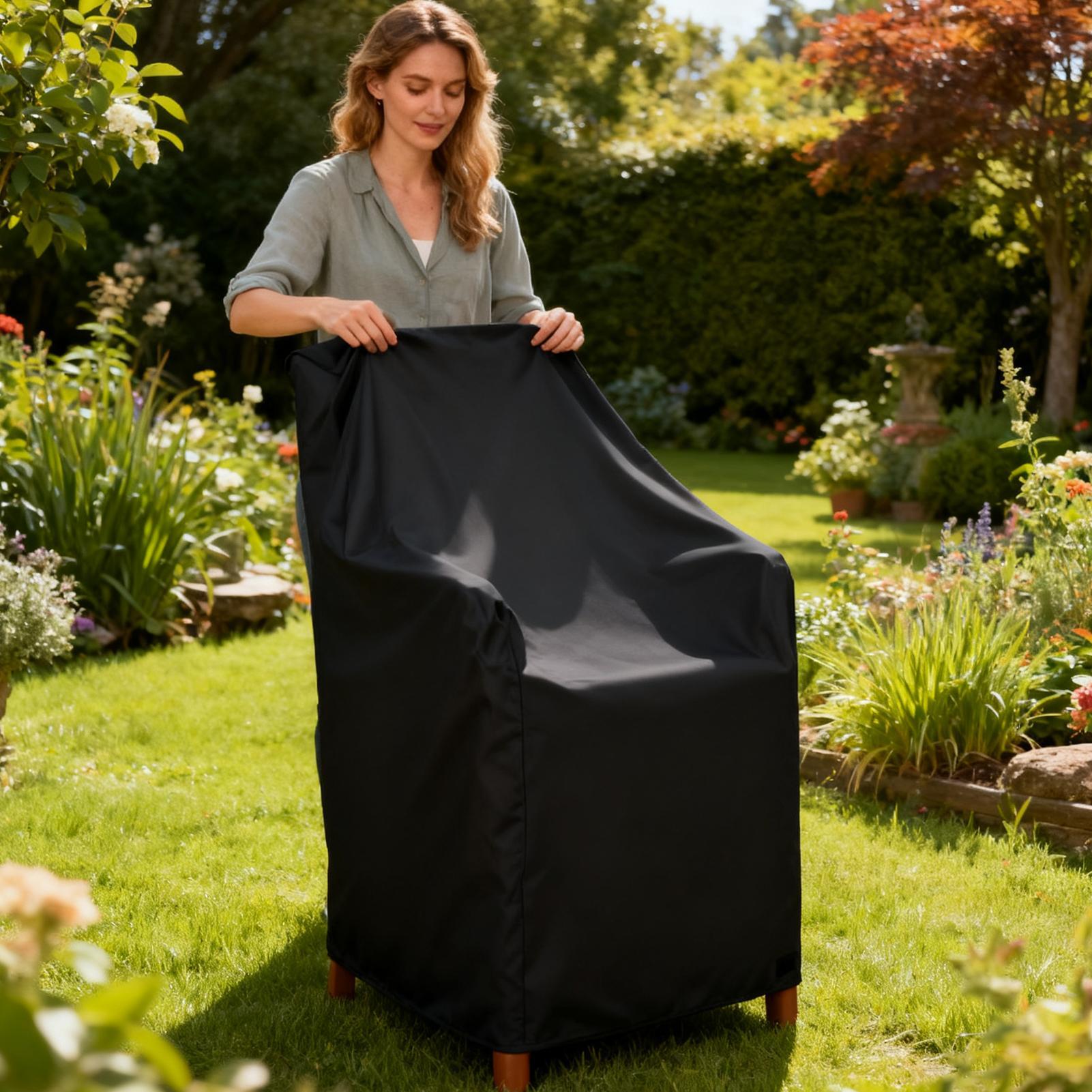 Funda para silla de jardín, re - Outdoor Furniture With Covers reseña y precio