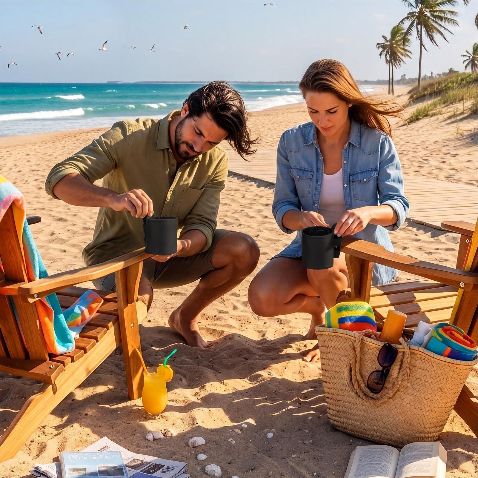 Portavasos para Silla de Playa - Outdoor Furniture Used reseña y precio
