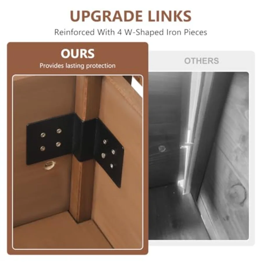 Cama de jardín elevada con pat - Garden Storage Box reseña y precio