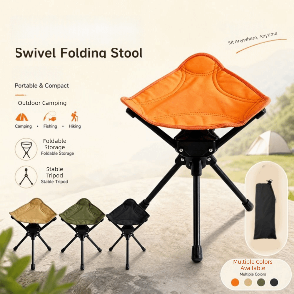 Taburete Plegable Giratorio de - Outdoor Furniture Used reseña y precio