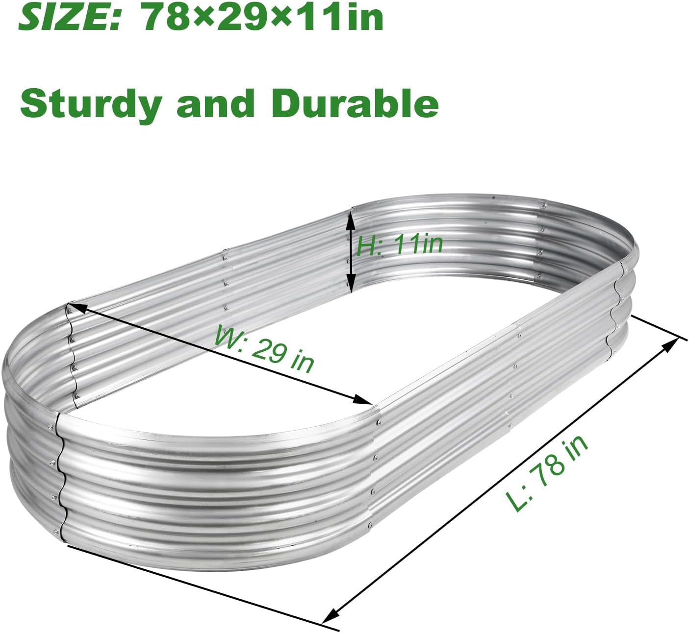 Jardinera Elevada con Certific - Planter Raised Metal reseña y precio