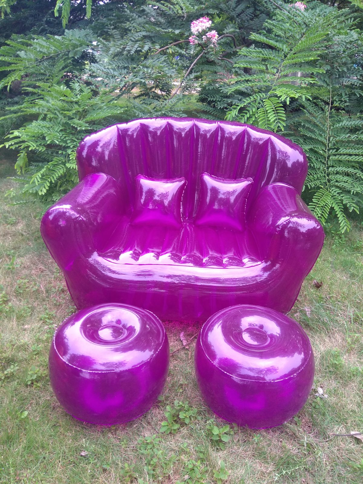 Sofá inflable elegante de lujo - Outdoor Furniture Cafe reseña y precio