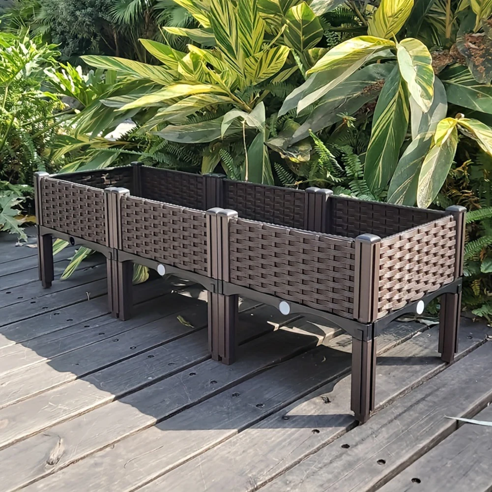 Cama de jardín de gran capacid - Garden Storage Box reseña y precio