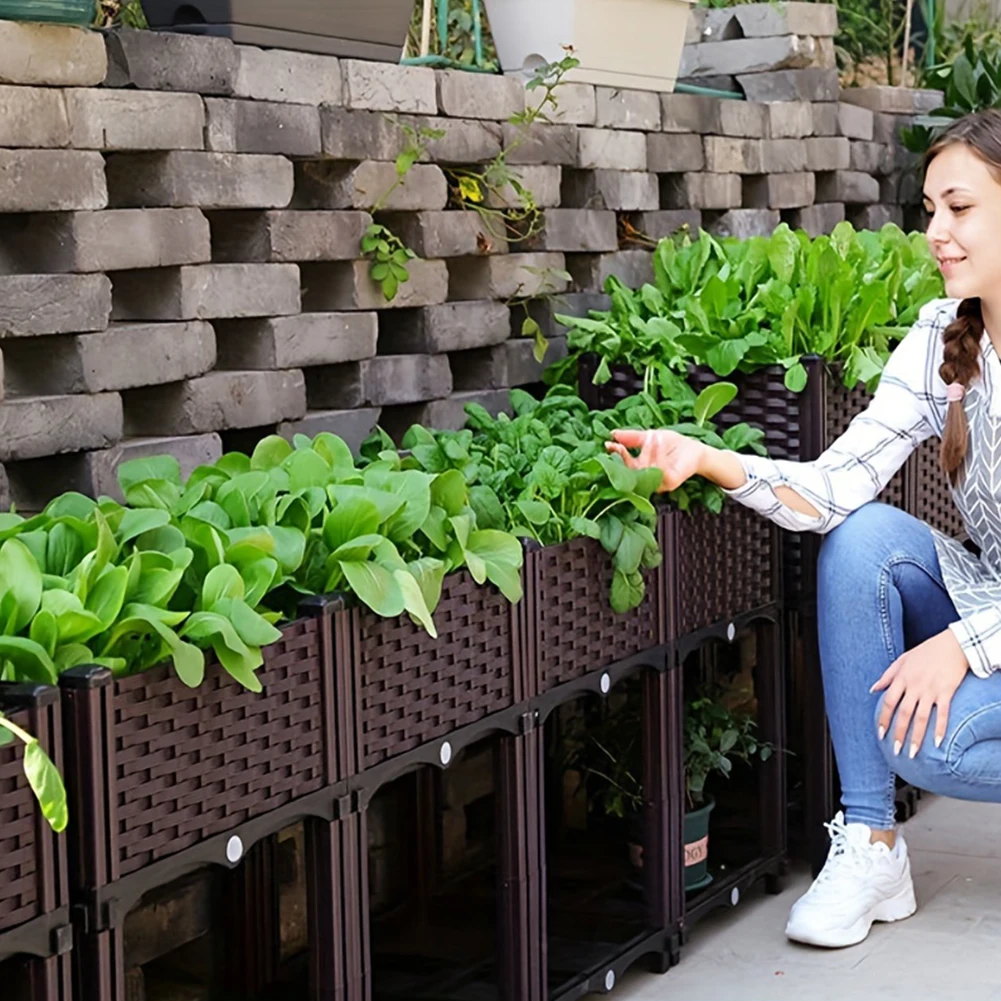 Cama de jardín de gran capacid - Garden Storage Box reseña y precio