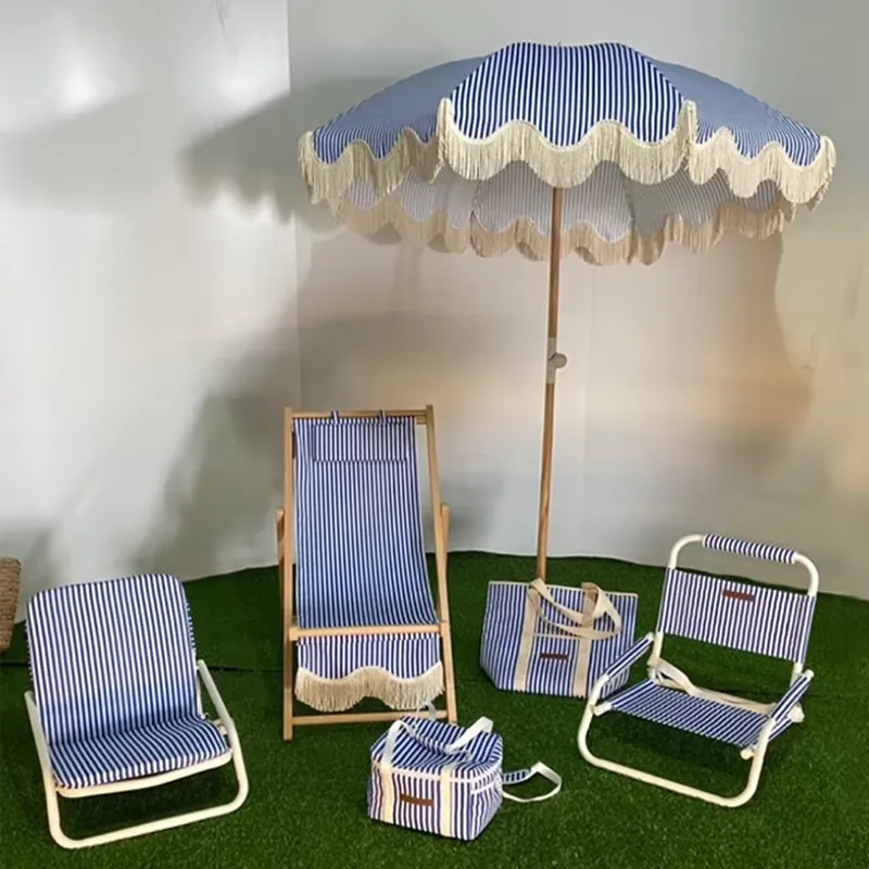 Sombrilla de Playa de Lona de  - Outdoor Furniture Plus reseña y precio